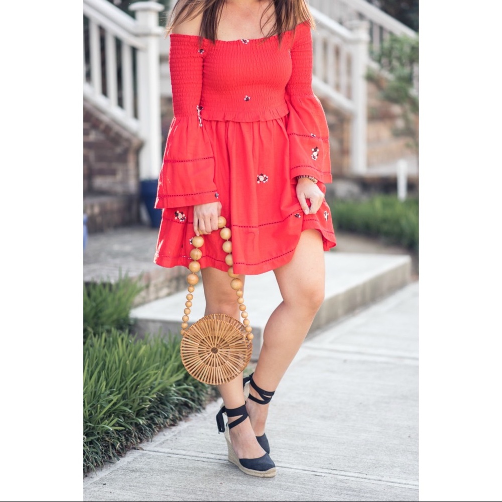 Free people counting daises mini dress